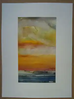 Franklin Meijer - Waddenzee - Zonsondergang kopen? Bied vanaf 20!