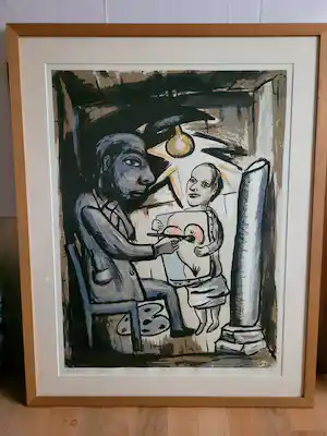 Fred Bervoets - kan niet ontcijferen verkocht voor € 225!