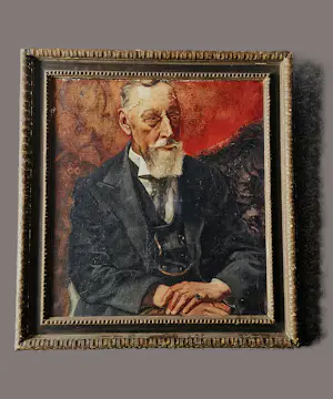 Onbekend - Groot olieverf portret van de beroemde architect h.p. Berlage (1856-1934) kopen? Bied vanaf 275!