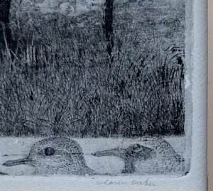 Charles Donker - Utrechts? landschap met diverse vogels kopen? Bied vanaf 125!