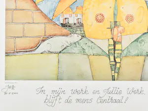 Jan Sonnemans - In mijn werk en jullie werk, blijft de mens centraal kopen? Bied vanaf 30!