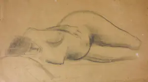 Janus Nuiten - Verschillende technieken, Lot van 40 schetsen van figuren kopen? Bied vanaf 60!