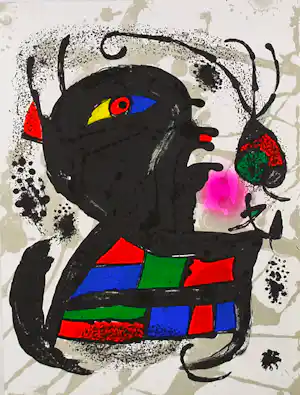 Joan Miro - Originele lithografie verkocht voor € 50!