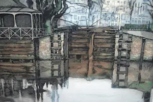 Frans Everbag - Het Polderhuis Amsterdam - ets/aquatint - mooi ingelijst kopen? Bied vanaf 150!