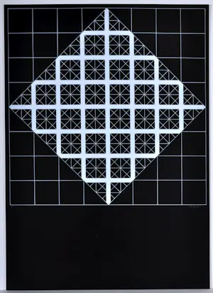 Mark Verstockt - Zeefdruk - Gesigneerd - 70x50 cm - 1976 kopen? Bied vanaf 75!