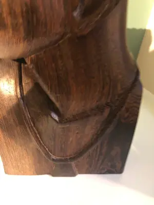 Niet of onleesbaar gesigneerd - 2 afrikaanse hout snij werken kopen? Bied vanaf 1!