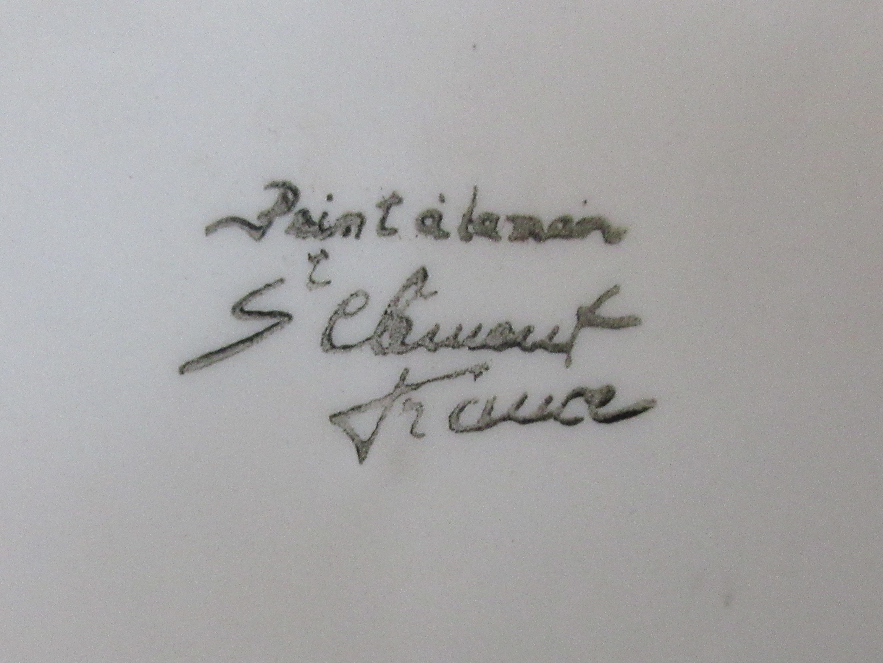 Niet of onleesbaar gesigneerd - Sarreguemimes & St. Clement - Twee Barbotine Majolica sierborden kopen? Bied vanaf 1!