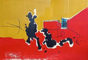 Constant - Japanese Love Call, litho (netjes ingelijst, groot) verkocht voor € 495!