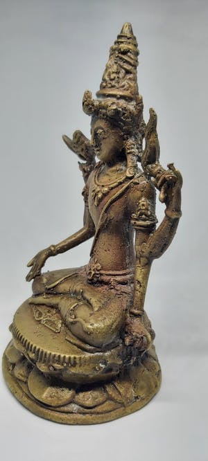 Brons (Onbekend) - Antieke Shiva in Verada Mudra houding 1890 kopen? Bied vanaf 85!