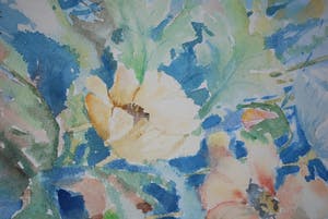Bernadette Leijdekkers - Aquarel wilde bloemen kopen? Bied vanaf 60!