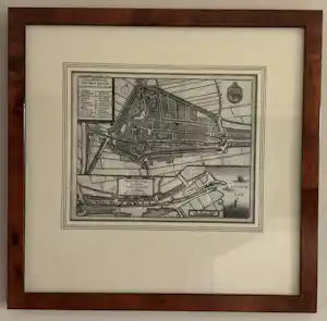 Isaac Tirion - Plattegrond van Edam verkocht voor € 50!