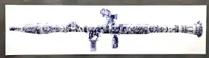 Magnus Gjoen - Delft Blue Launcher. verkocht voor € 300!