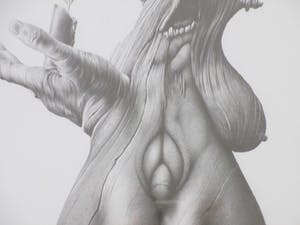 Peter Breedijk - Erotische boommens - Tekening en pen kopen? Bied vanaf 120!