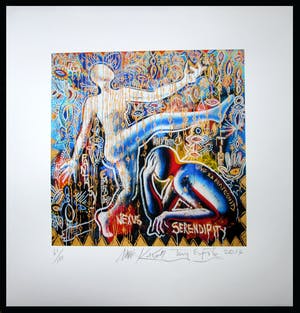 Mark Kostabi - Serendipity - Giclèe op papier2017 - handgesgineerd oplage 61/100 kopen? Bied vanaf 125!