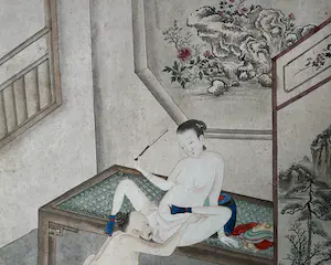 Niet of onleesbaar gesigneerd - China, watercolour, Qing dynasty (1644-1912), aquarel kopen? Bied vanaf 1!