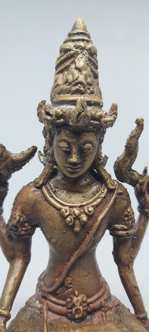 Brons (Onbekend) - Antieke Shiva in Verada Mudra houding 1890 kopen? Bied vanaf 85!