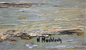 Carl Wilhelm Mosblech - Marine met zeilboten. kopen? Bied vanaf 267!