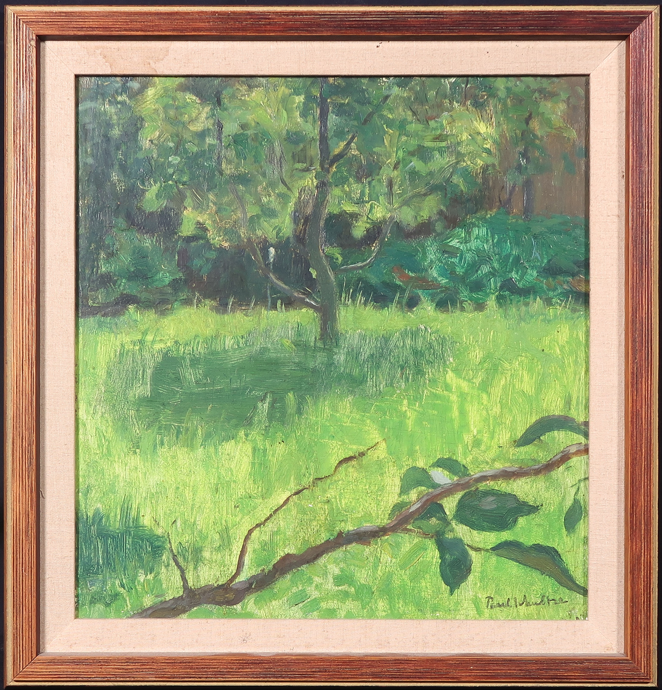 Paul Schultze - Olieverf op paneel, Lente - Ingelijst kopen? Bied vanaf 1!