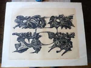 Roger Chailloux - Ets, Titel, 'Inscription d'un mouvement' verkocht voor € 35!