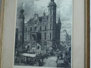 Niet of onleesbaar gesigneerd - Ets , “Stadhuis Venlo” – gesigneerd & ingelijst – No 22 kopen? Bied vanaf 10!