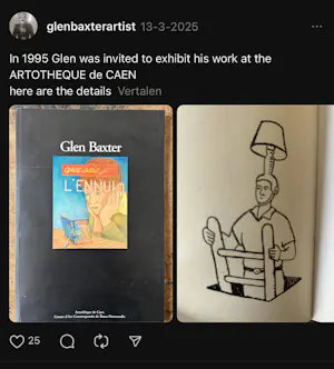 Glen Baxter - Artothéque de Caen ‘95 A/P - compleet met boekjes kopen? Bied vanaf 80!