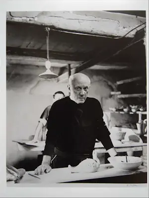 André Villers - Portret Pablo Picasso kopen? Bied vanaf 30!