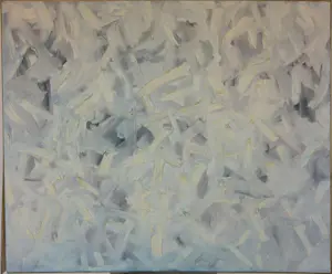 Janus Nuiten - Olieverf op doek, Abstracte compositie kopen? Bied vanaf 50!