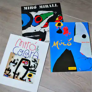 Joan Miro - 3 boeken (4.5 kg) waarvan 1x met lithografisch omslag verkocht voor € 69!