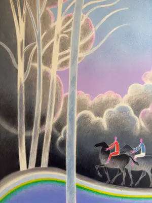 Albert Zavaro - Lithographie originale "Promenade en forêt" kopen? Bied vanaf 75!