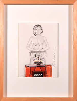 Mel Ramos - Handgesigneerd exemplaar, Coco Cookie verkocht voor € 460!