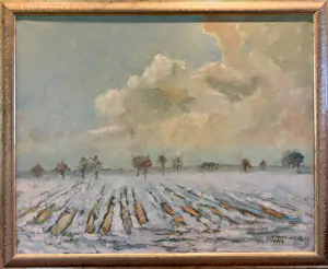 Frans de Kok - Besneeuwde akker kopen? Bied vanaf 1500!