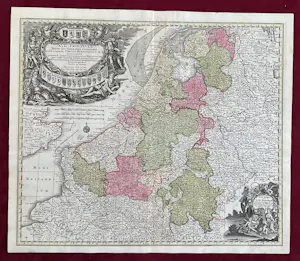 Matthäus Seutter - XVII PROVINCIAE BELGII SIVE GERMANIAE INFERIORIS kopen? Bied vanaf 100!