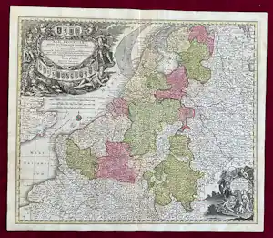 Matthäus Seutter - XVII PROVINCIAE BELGII SIVE GERMANIAE INFERIORIS kopen? Bied vanaf 100!