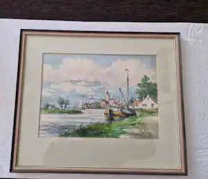 Marius de Jongere - Dorpsgezicht verkocht voor € 75!