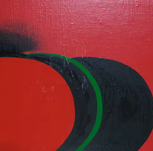 Adrian de Gijzel - Acryl op doek, Vlucht met kousen (Groot) kopen? Bied vanaf 1!