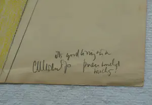 Niet of onleesbaar gesigneerd - Tekening , Handen – 1966 kopen? Bied vanaf 1!