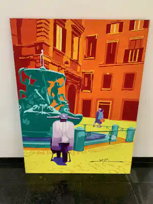 Marco Kooiman - Piazza Mattei verkocht voor € 310!