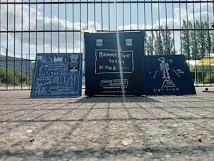 Jean-Michel Basquiat - Beat Bop-platenhoes + The Offs, eerste plaat & testpersing kopen? Bied vanaf 1100!