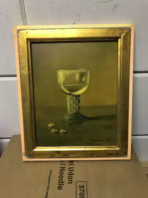 Henk Poeder - Stilleven met een Roemer verkocht voor € 60!