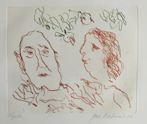 Jan Sierhuis - gesigneerde ets kopen? Bied vanaf 59!