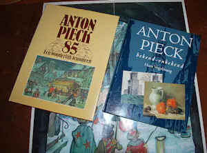 Anton Pieck - 2 hardcovers waarvan 1x gesigneerd en een poster uit de jaren 60 kopen? Bied vanaf 45!