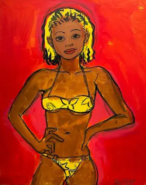 Peter Klashorst - 'Brazilian love' op doek kopen? Bied vanaf 325!