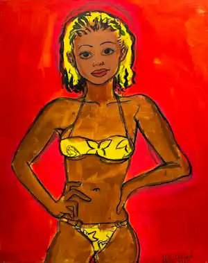 Peter Klashorst - 'Brazilian love' op doek kopen? Bied vanaf 325!