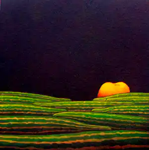 Joop Vegter - Ets/mezzotint: Qcumberland - 2002 verkocht voor € 86!