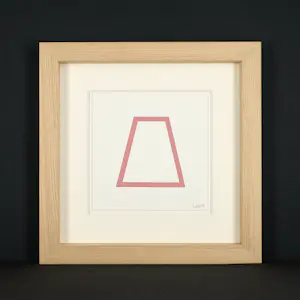 Sol LeWitt - Zeldzame Zeefdruk „Five Geometric Figures in Five Colors“ - Exclusief ingelijst kopen? Bied vanaf 780!