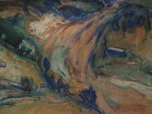Willem Ernst van Boven - (1925-2007) Duinen met vuurtorentje 1971 kopen? Bied vanaf 80!