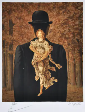 Rene Magritte - (naar) ‘ Le bouquet tout fait‘ (1954 ), Lithografie kopen? Bied vanaf 300!