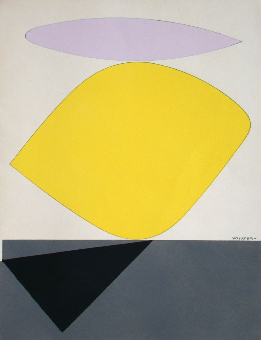 Victor Vasarely - Sauzon II. - 1952 - Lithografie in beperkte oplage - Gesigneerd - Atelier Arcay kopen? Bied vanaf 550!