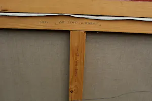Jeroen Dercksen - acryl op doek: "de stad nadert" - 2002 kopen? Bied vanaf 699!