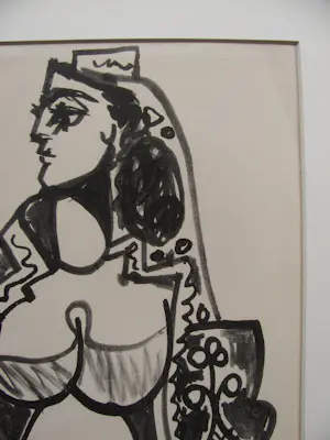 Pablo Picasso - " JACQUELINE PICASSO ( ROQUE ) " 1955 . kopen? Bied vanaf 200!